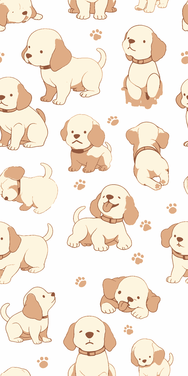 Dog 241 original repeating artwork
