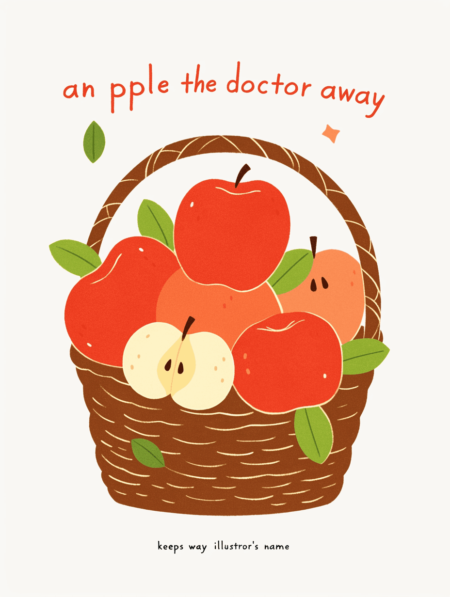 Apple Amber original repeating artwork