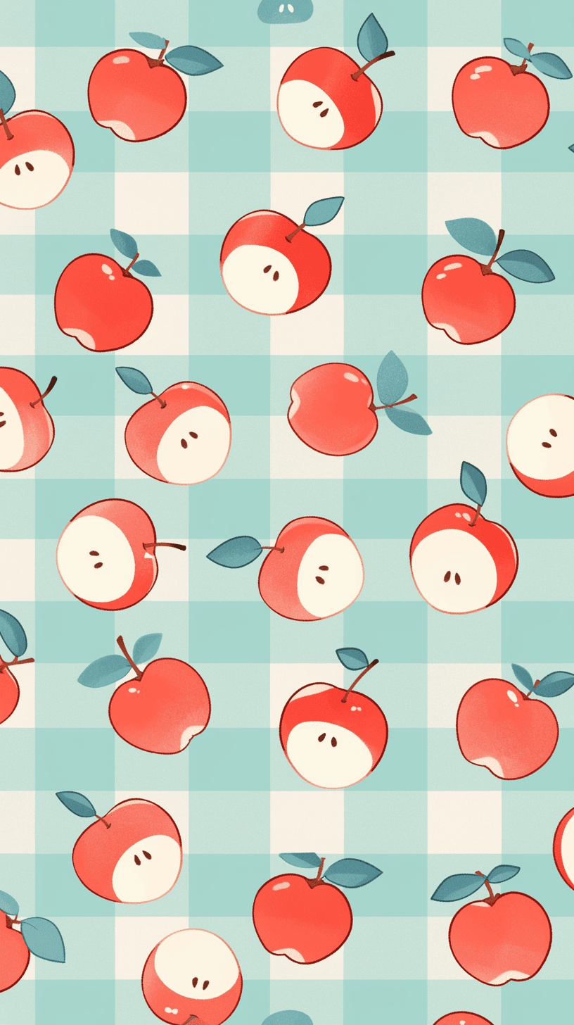 Apple Shine original repeating artwork