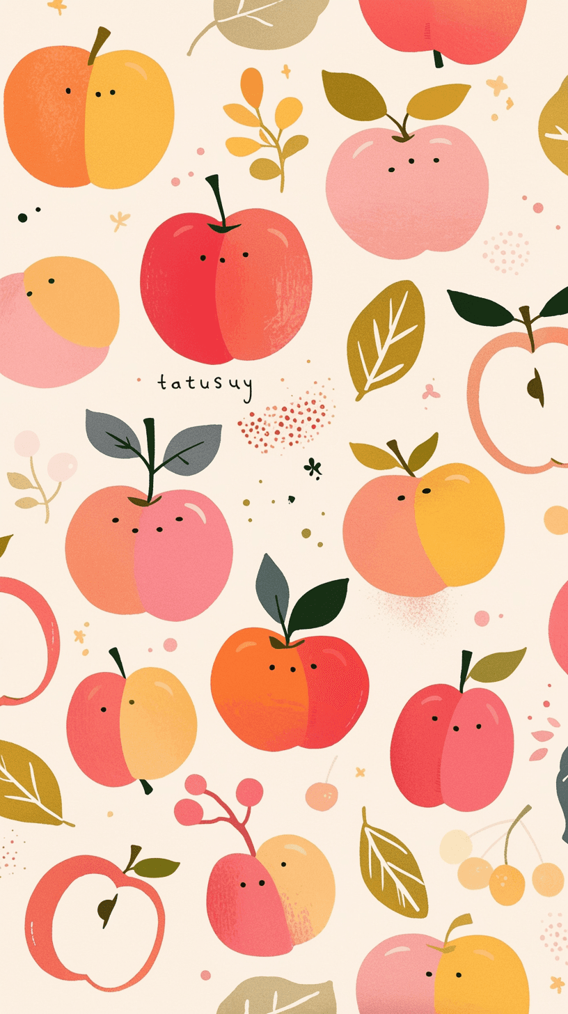 Apple Parade original repeating artwork
