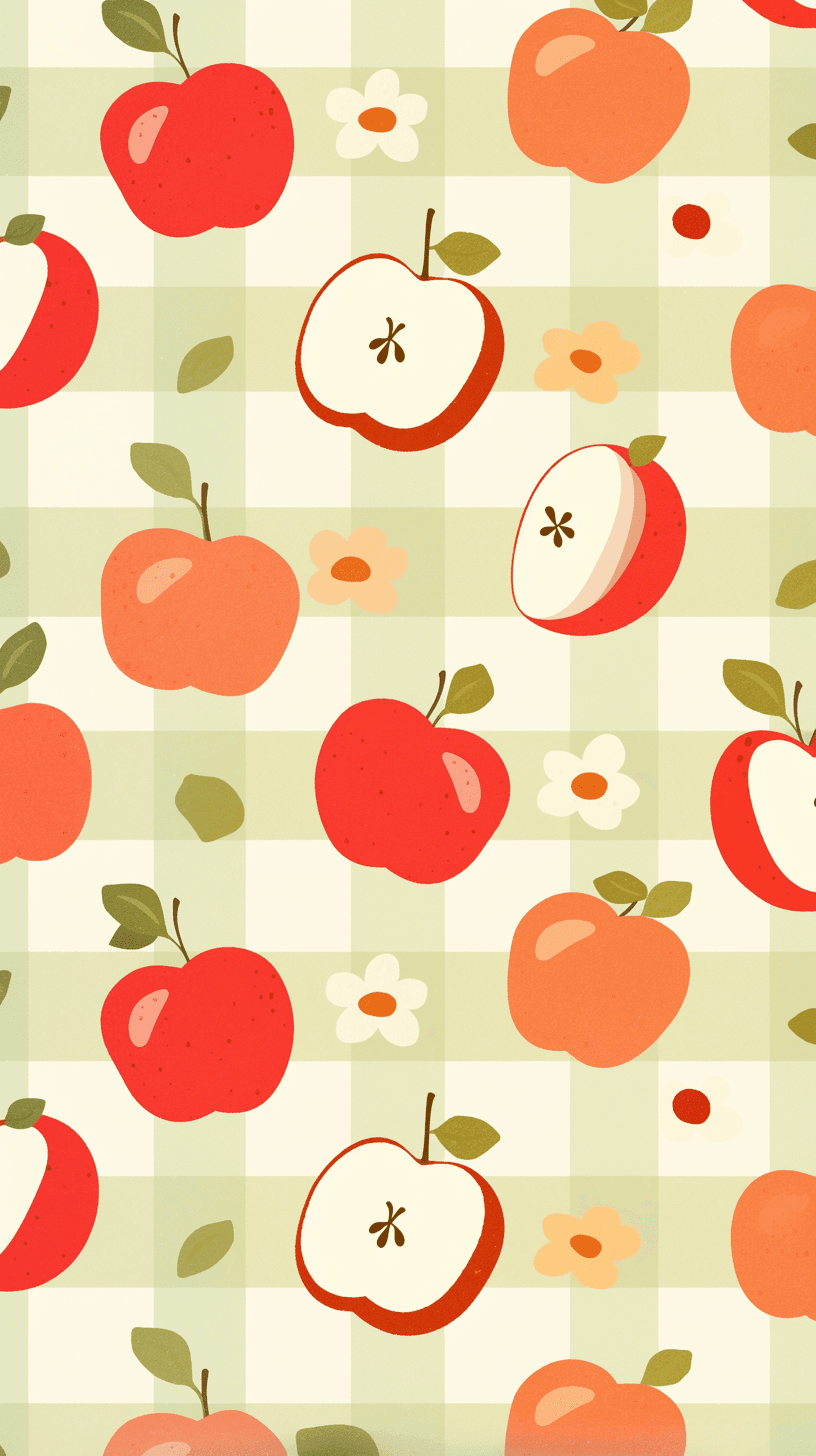 Apple Party original repeating artwork