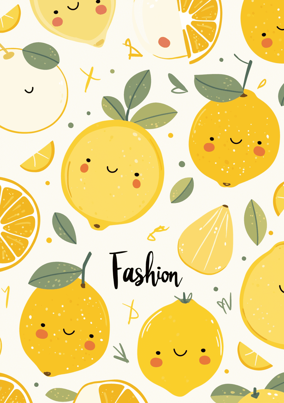 Lemon 021 original repeating artwork
