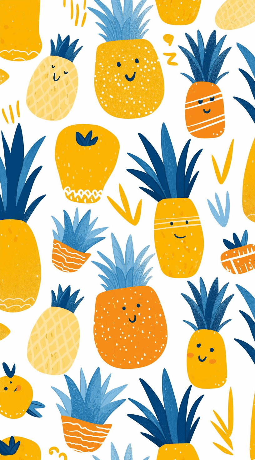 Pineapple Collective original repeating artwork