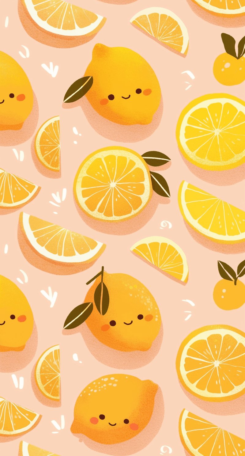Orange Bounce original repeating artwork