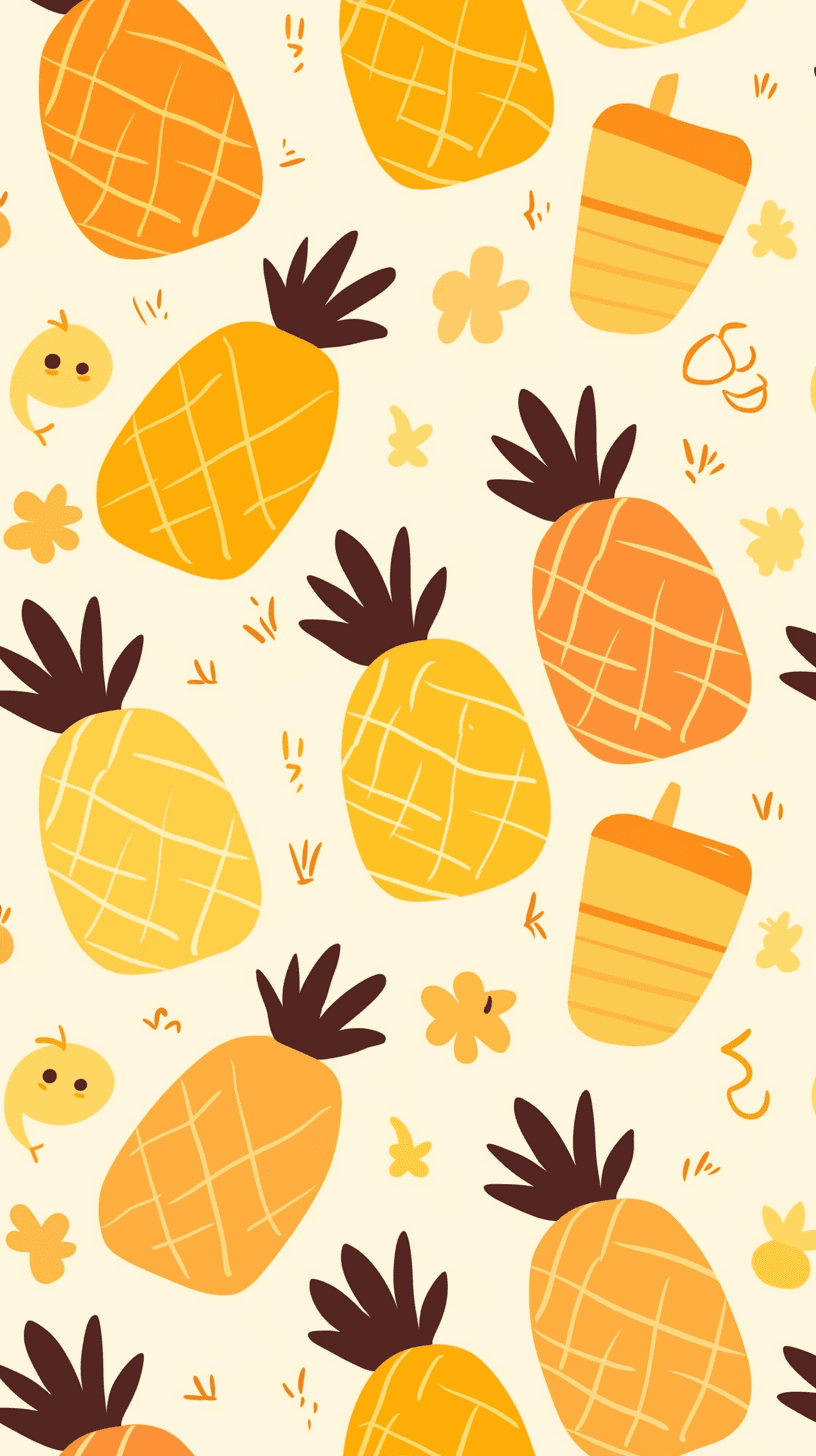 Pineapple Spark original repeating artwork