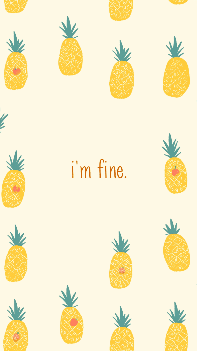 Pineapple 007 original repeating artwork