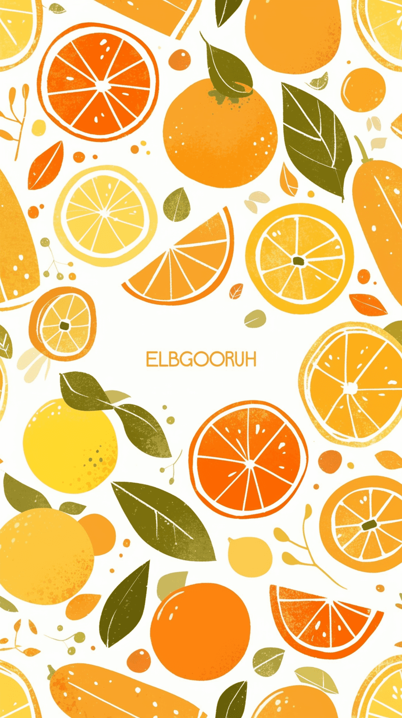 Orange 002 original repeating artwork