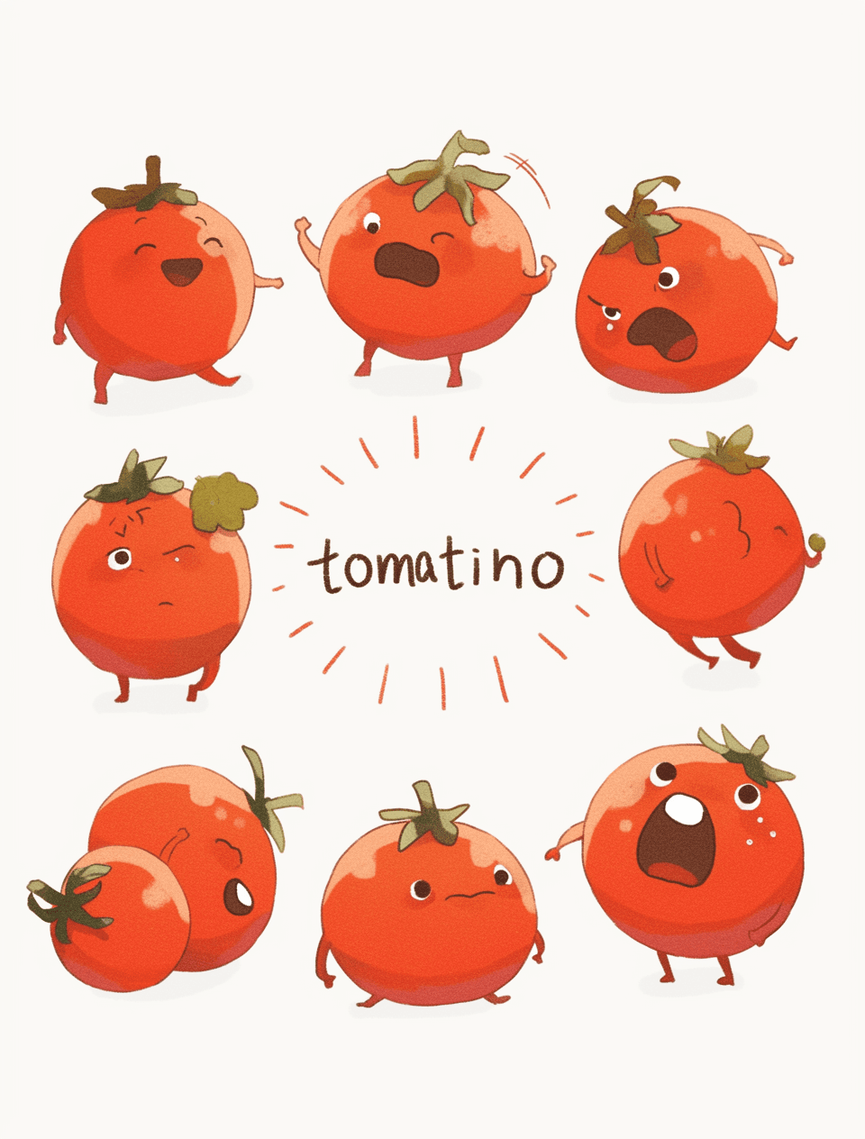 Tomato 002 original repeating artwork