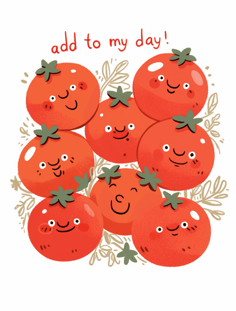 Tomato 004 original repeating artwork