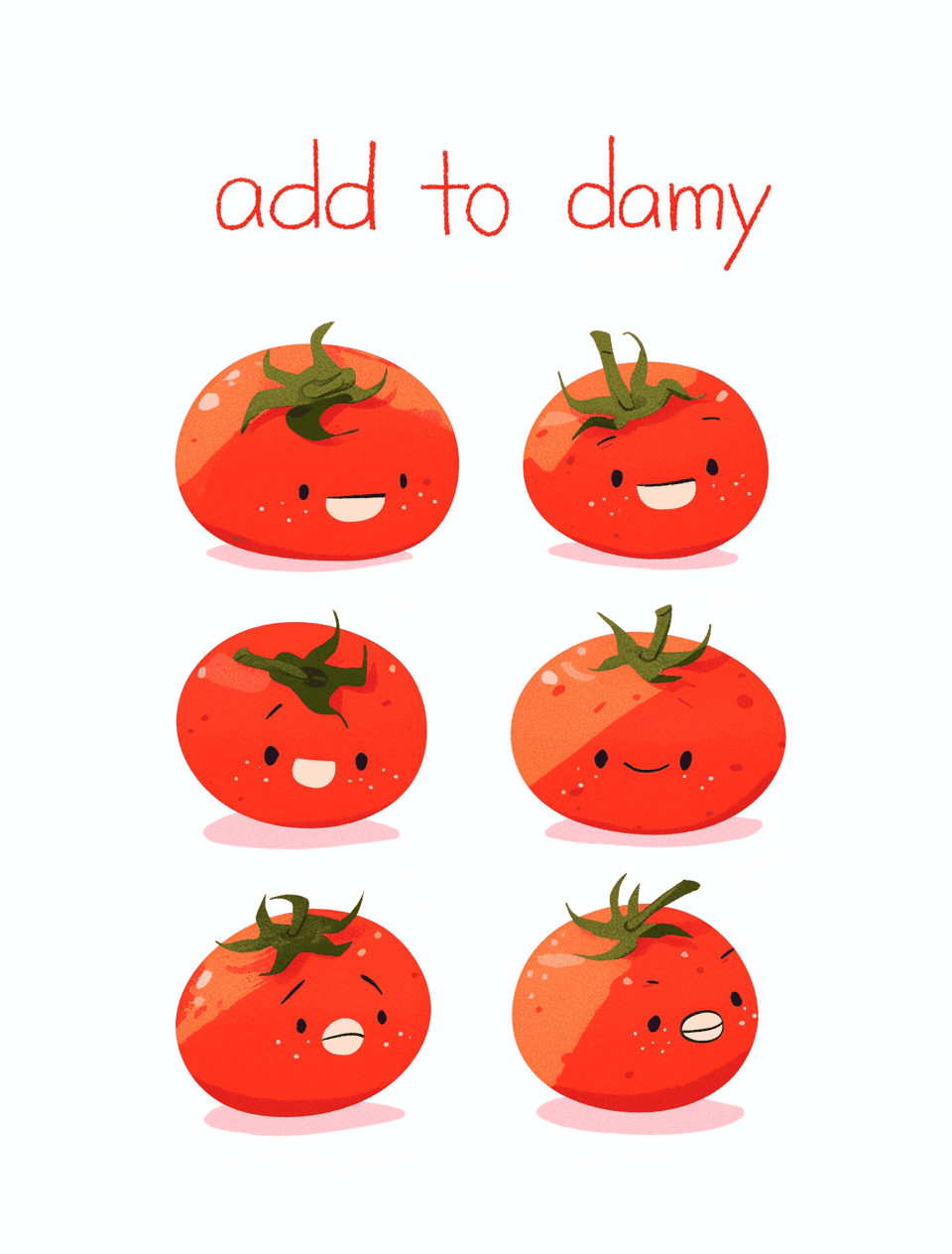 Tomato Festival original repeating artwork