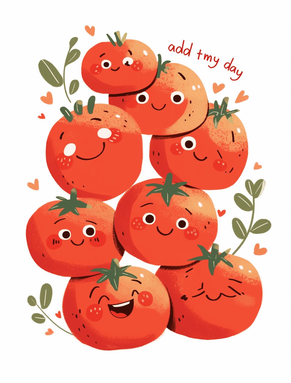 Tomato Beats original repeating artwork