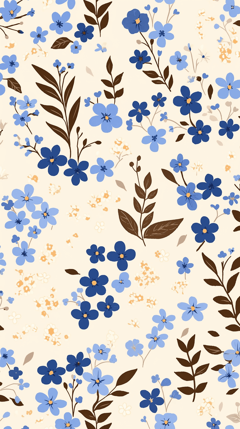 Retro Bloom Dash original repeating artwork
