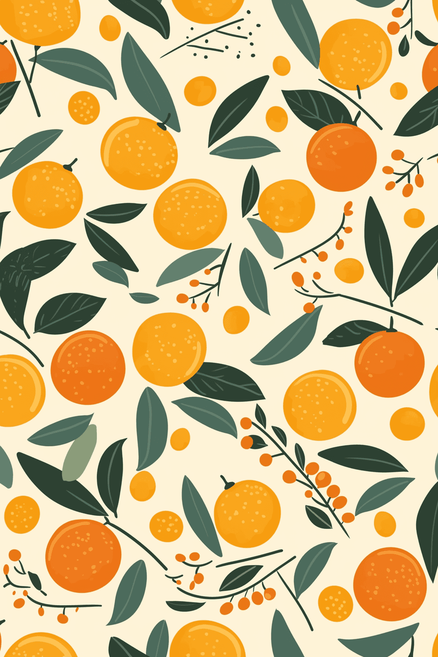 Orange Collective original repeating artwork