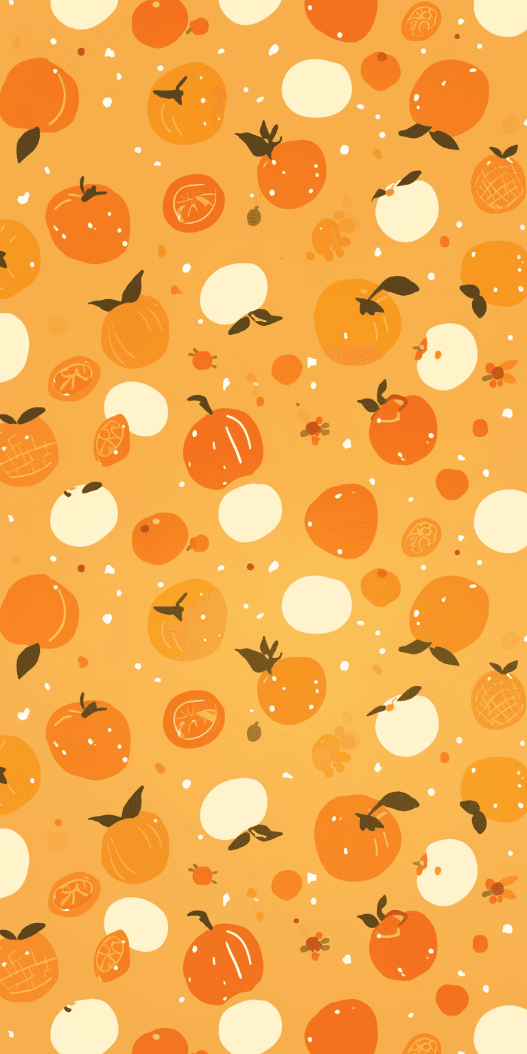 Persimmon Collective original repeating artwork