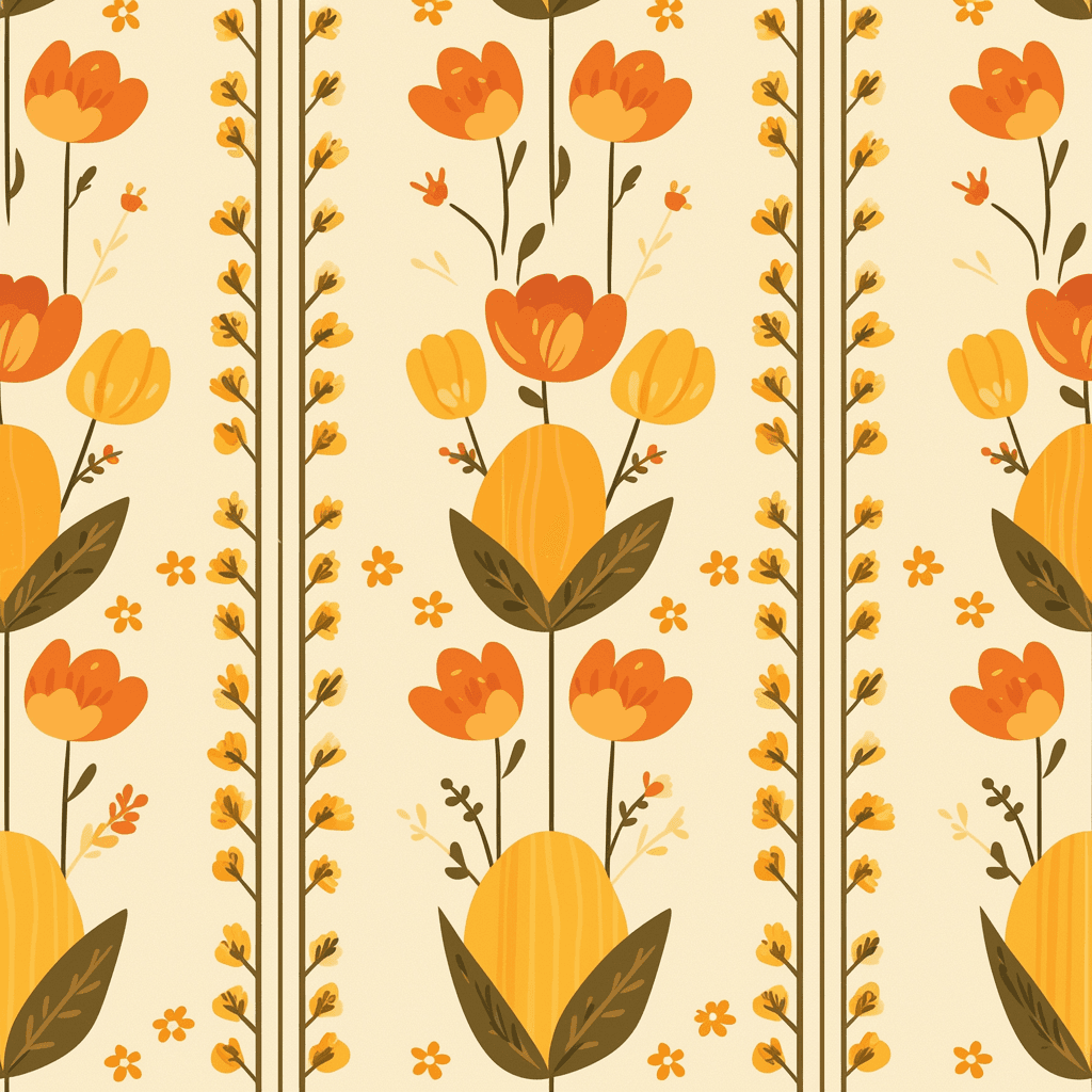 Retro Design 123 original repeating artwork