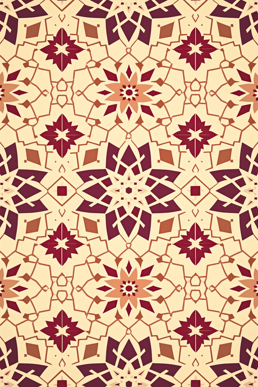 Retro Design Amber original repeating artwork