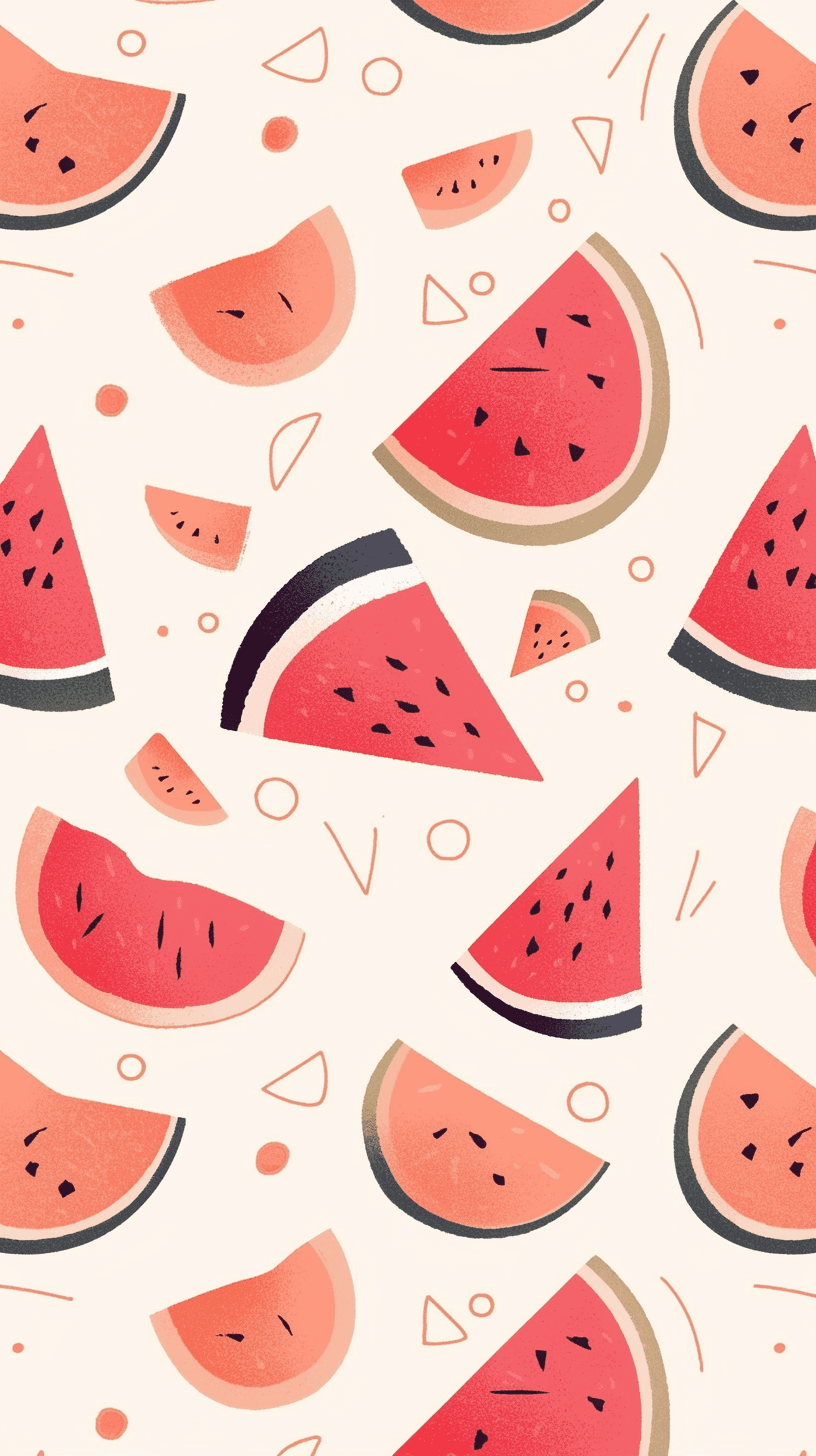 Watermelon 001 original repeating artwork
