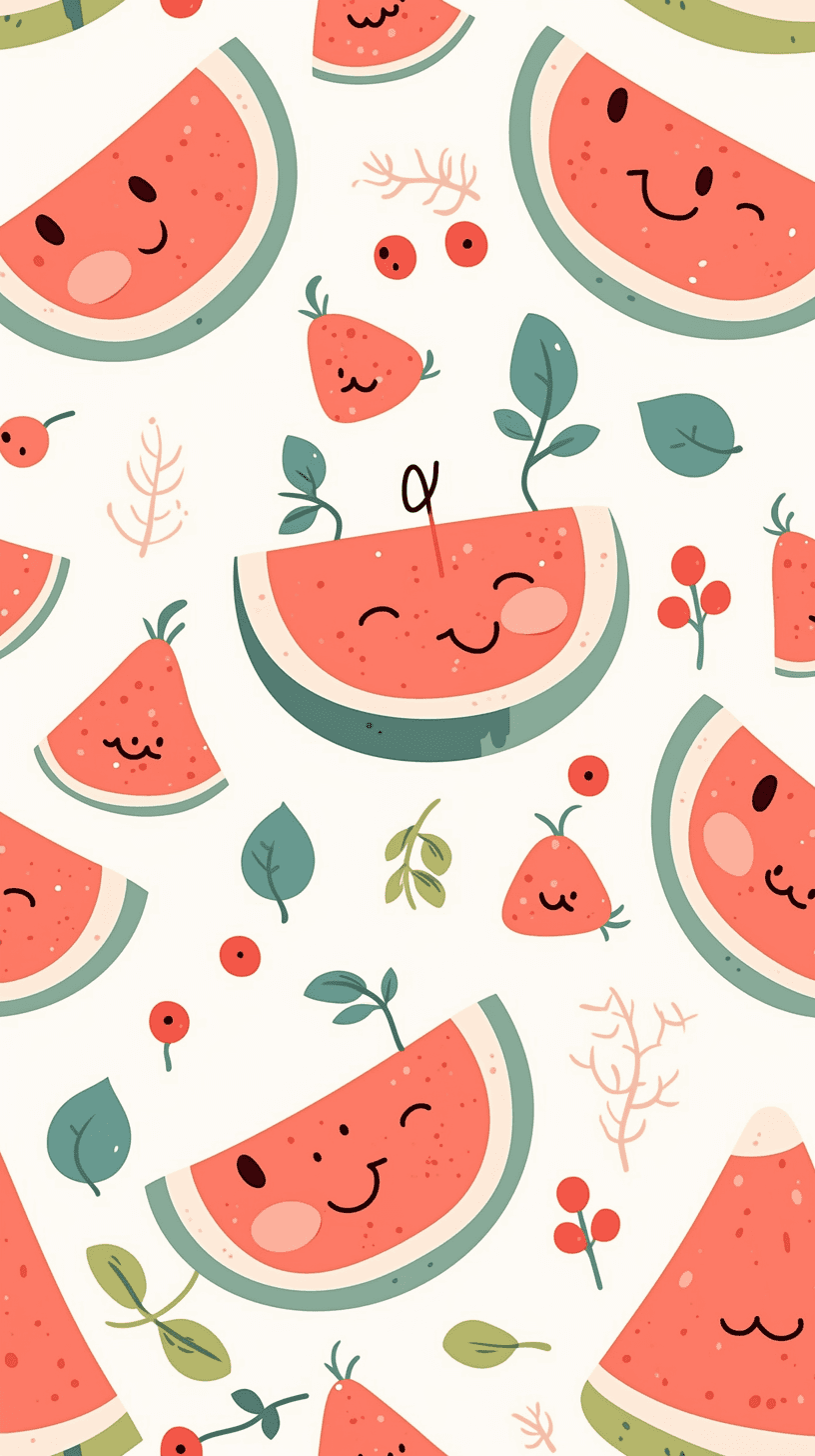 Watermelon 003 original repeating artwork