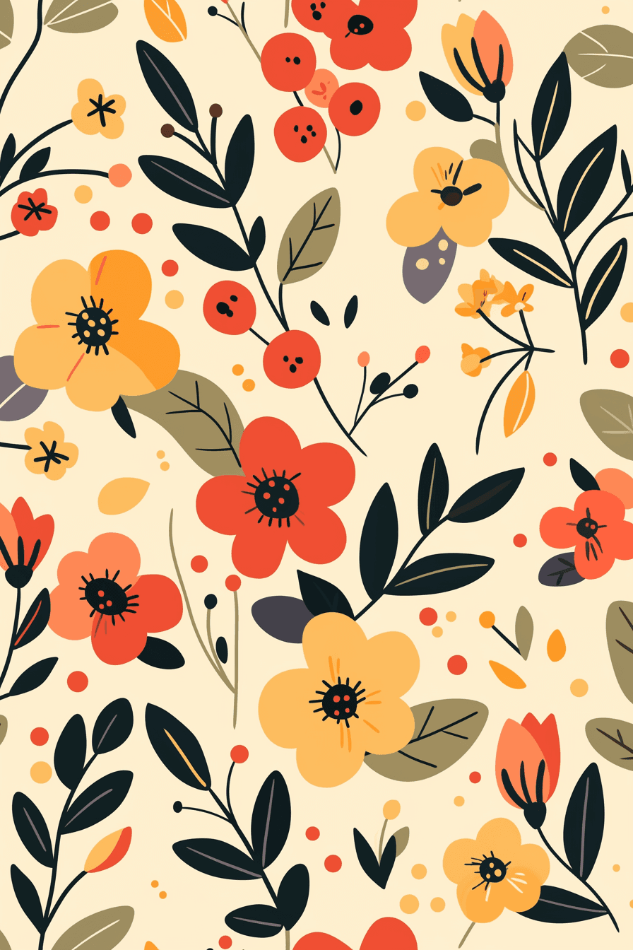 Retro Design 420 original repeating artwork