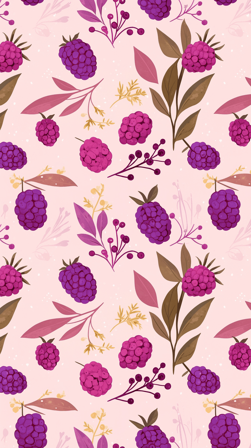 Mulberry original repeating artwork