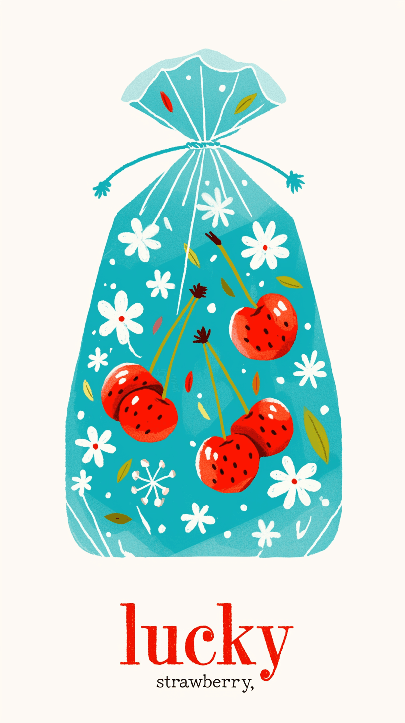 Cherry Drift original repeating artwork