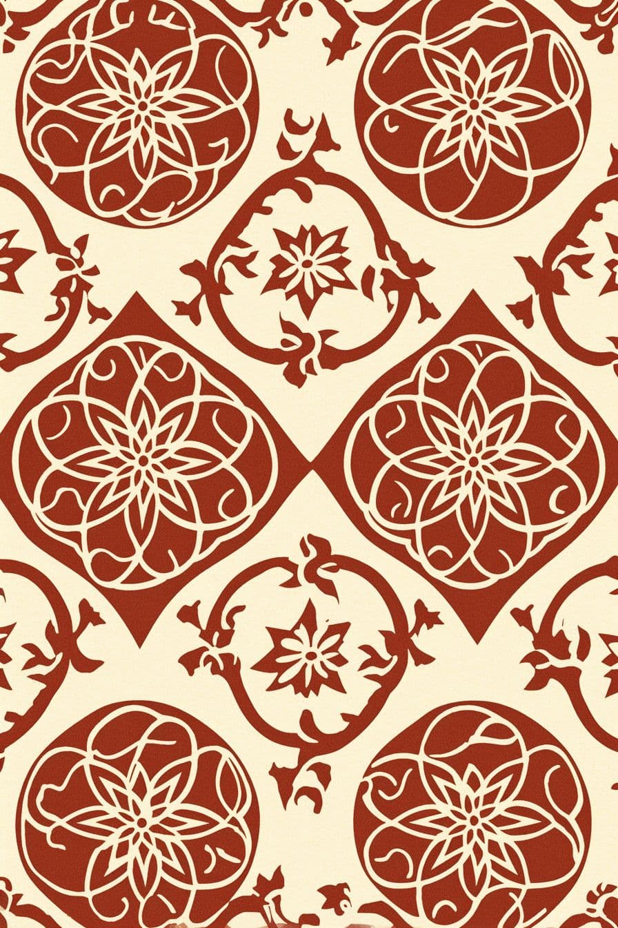 Retro Design 346 original repeating artwork
