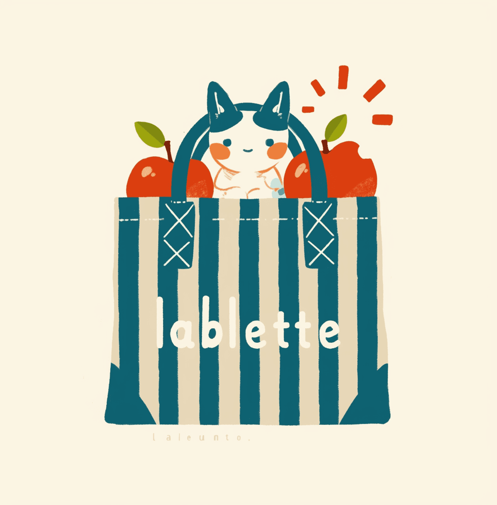 Cartoon Apple 001 original repeating artwork