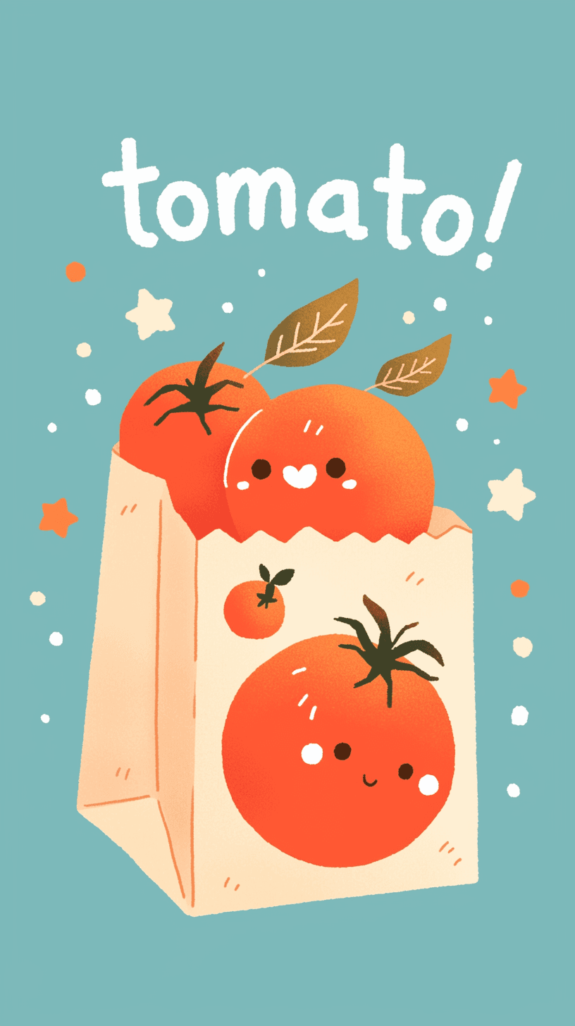 Tomato 009 original repeating artwork