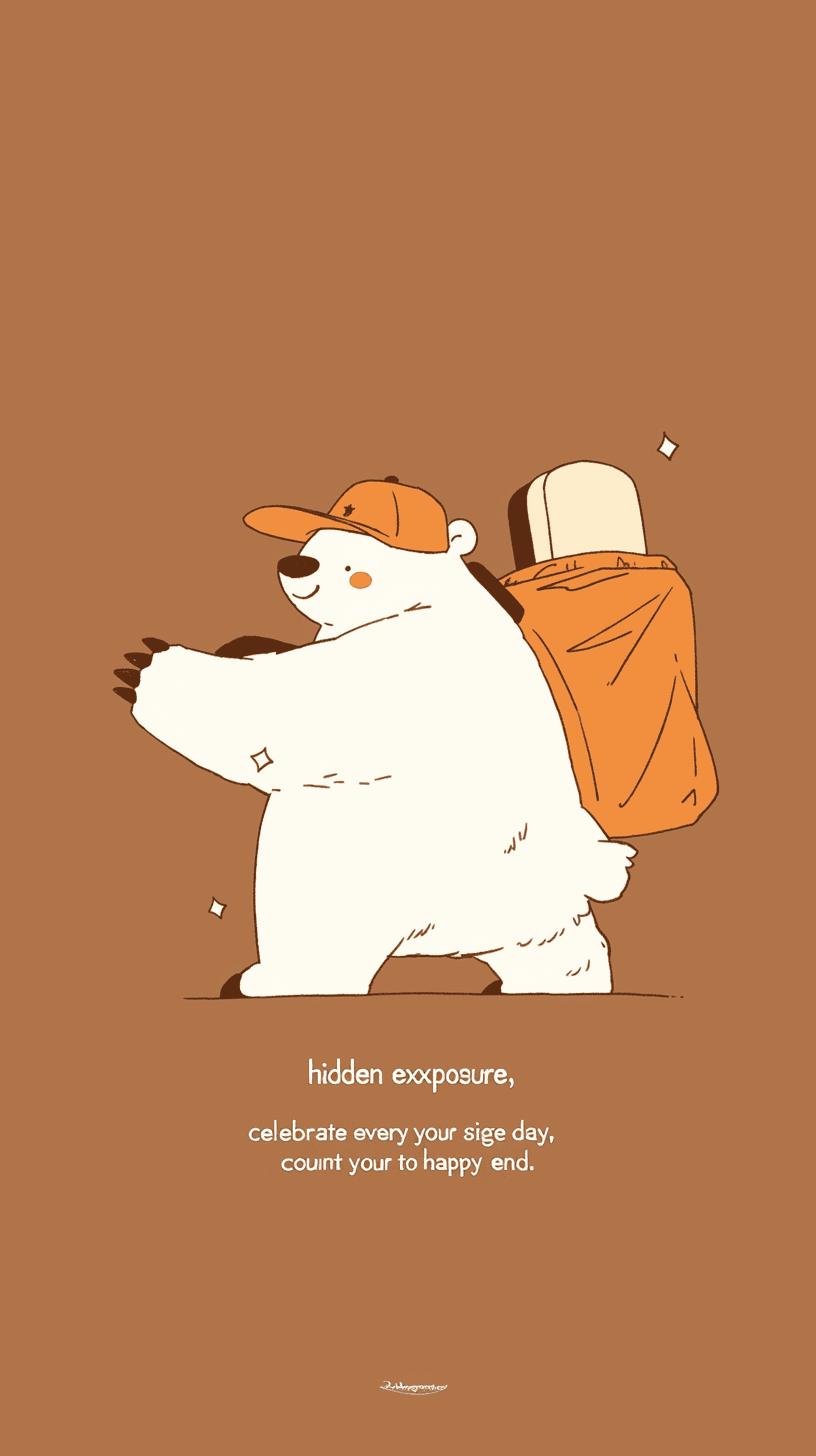 Retro Bear Party original repeating artwork