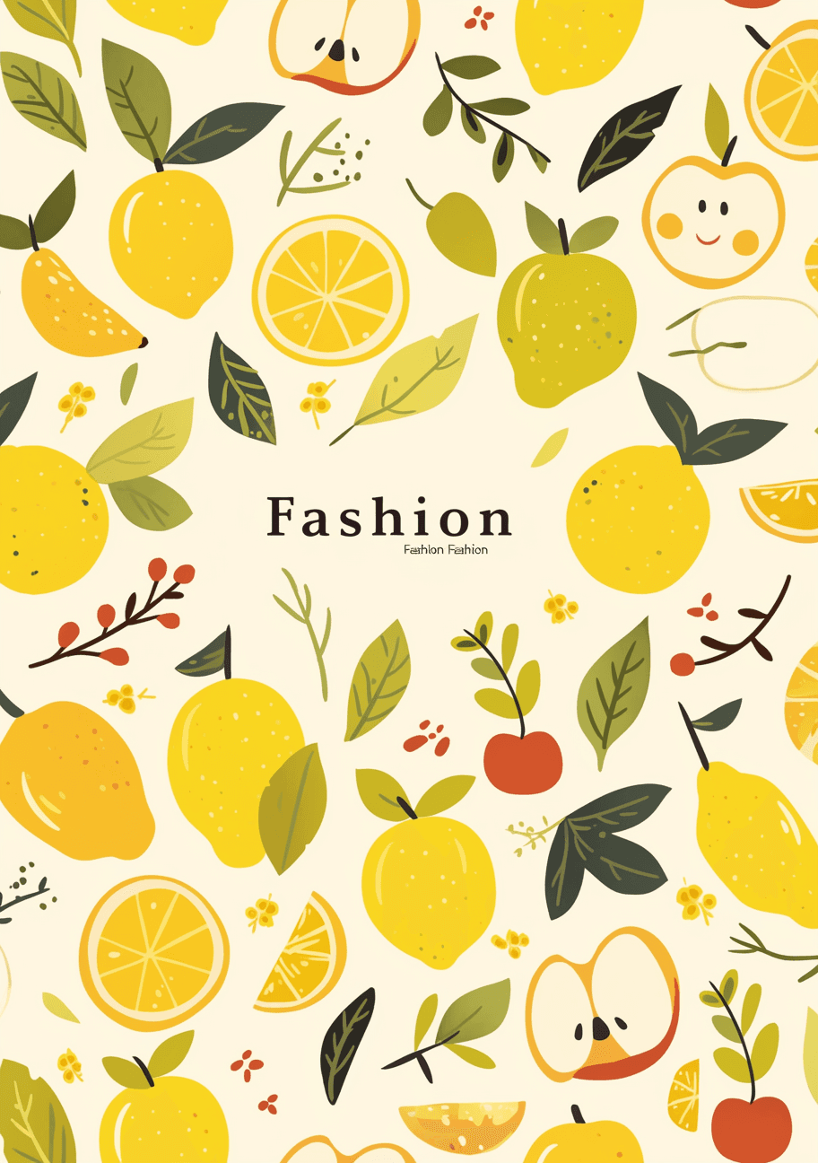 Fruit Tune original repeating artwork