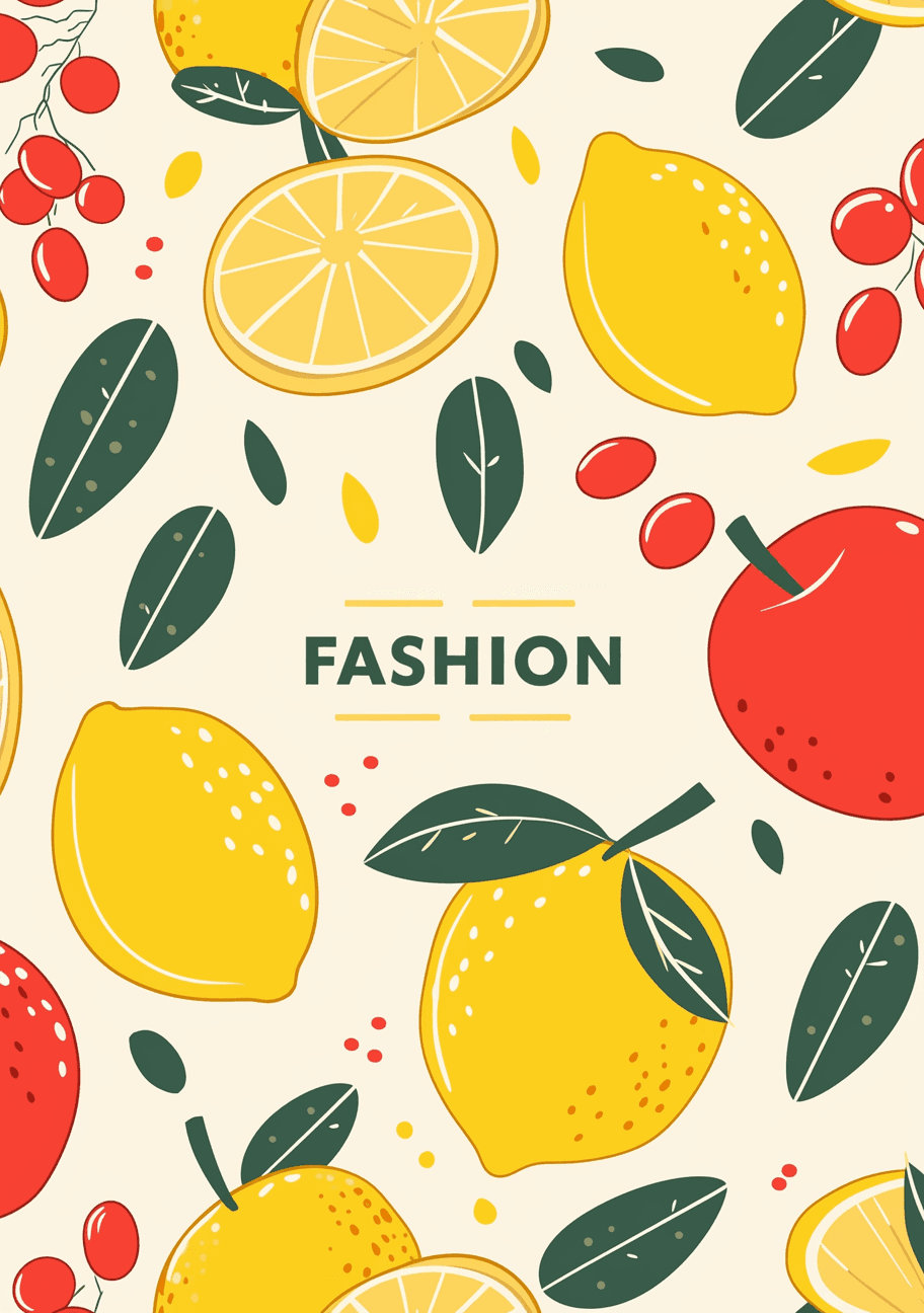 Fruit Bold original repeating artwork