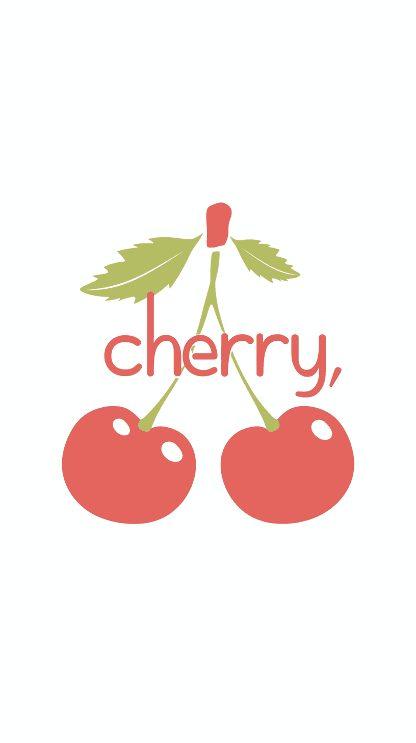Retro Cherry Burst original repeating artwork