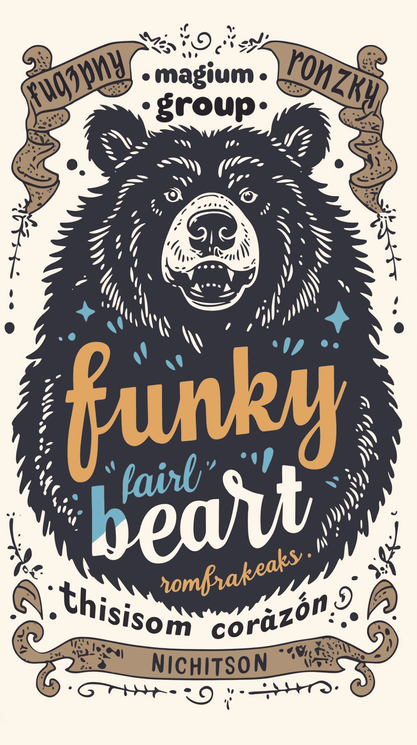 Retro Animals Show original repeating artwork