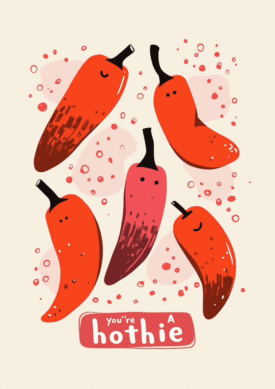 Chili Crew original repeating artwork