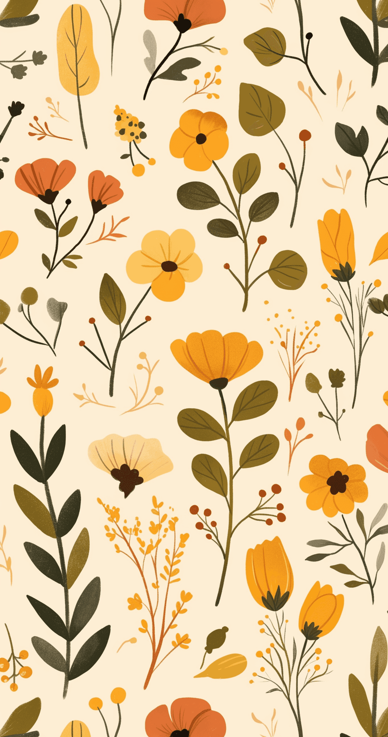 Retro Design Sunlit original repeating artwork