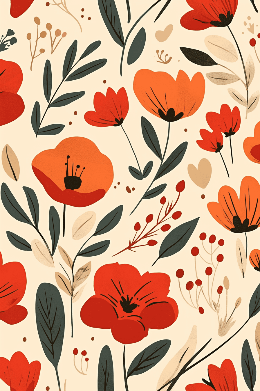 Retro Design Studio original repeating artwork