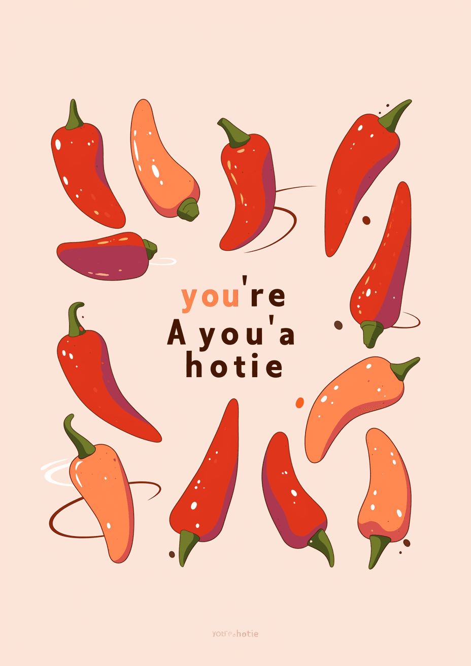 Chili original repeating artwork