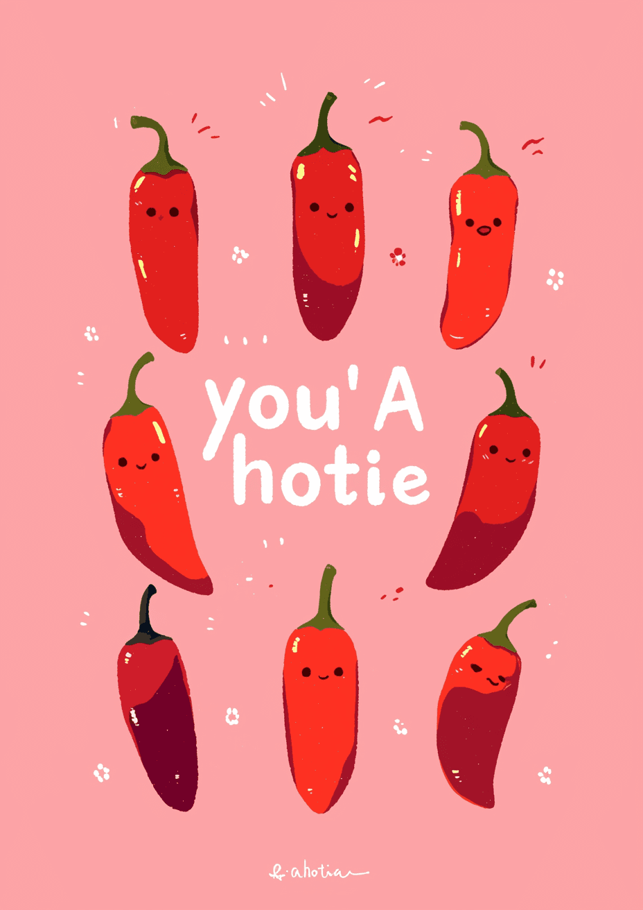 Chili Beats original repeating artwork