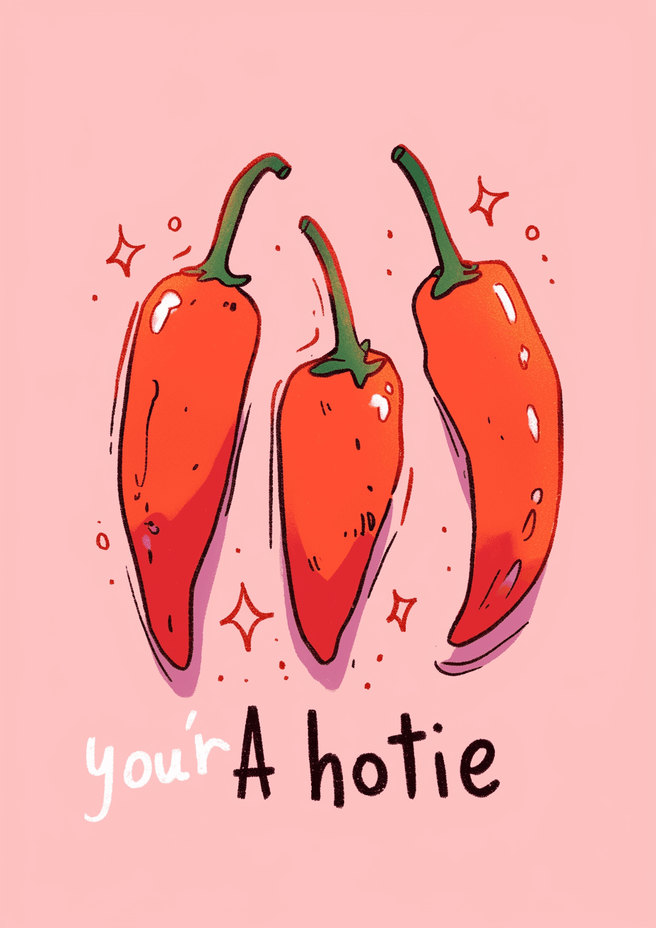 Chili 001 original repeating artwork