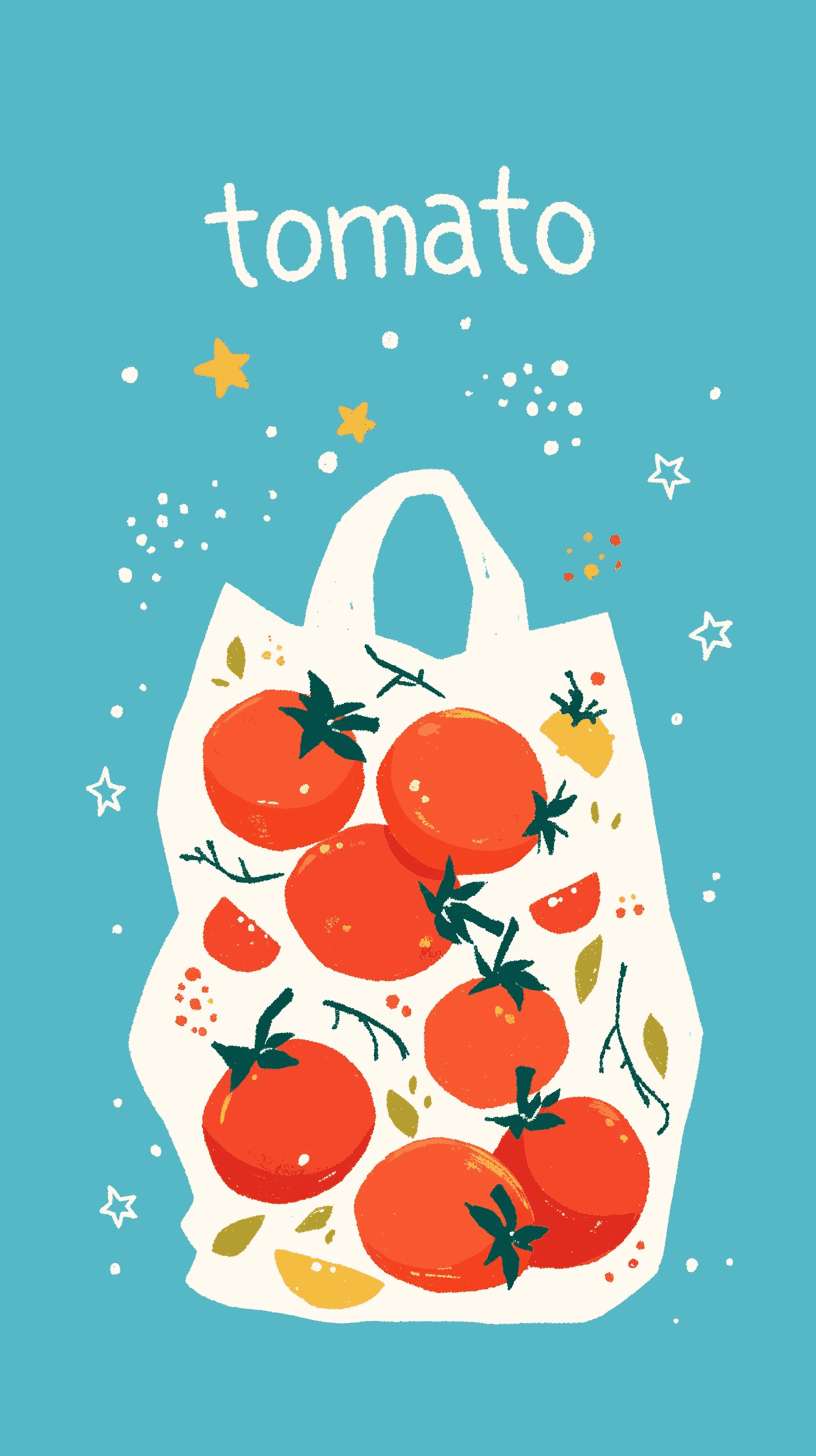 Tomato 011 original repeating artwork