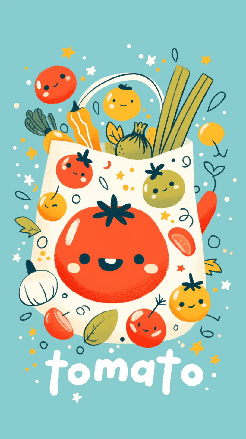 Tomato Groove original repeating artwork