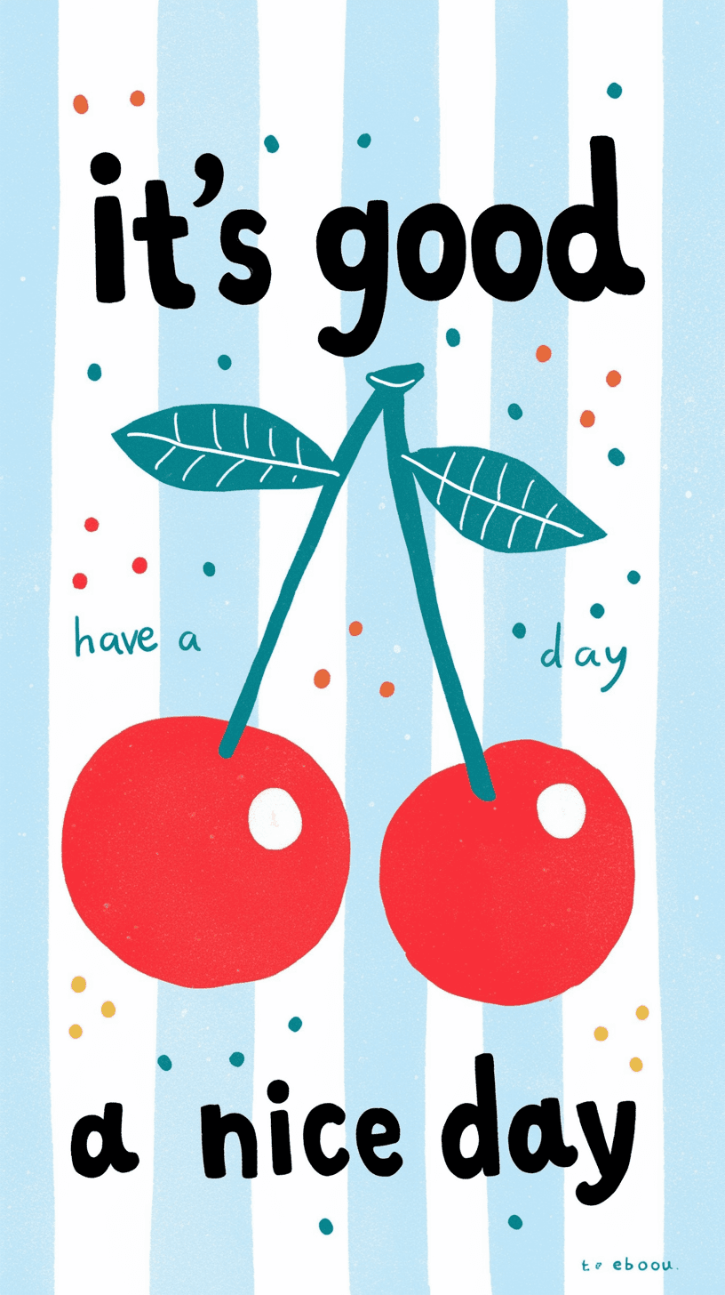 Cherry 013 original repeating artwork