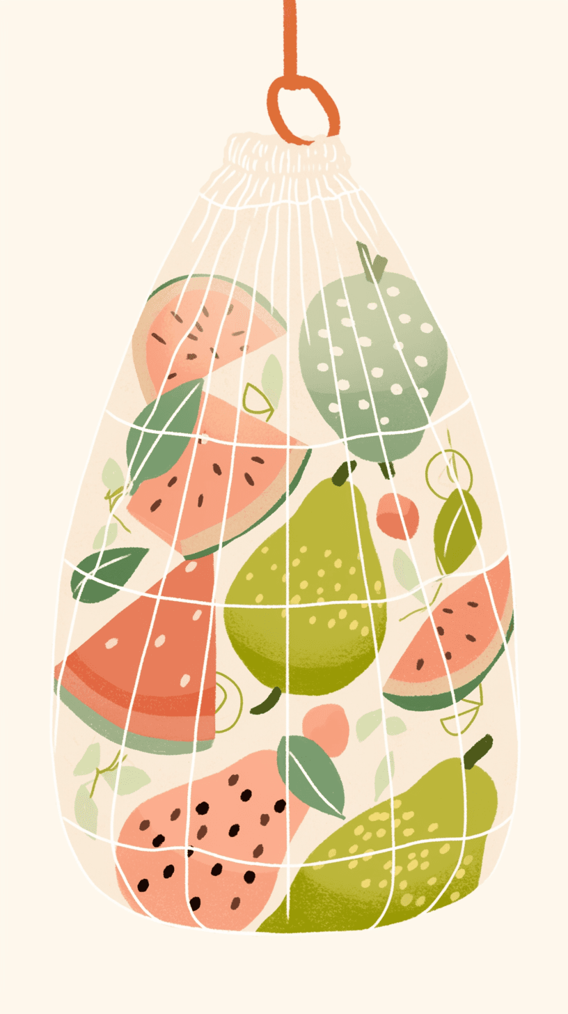 Fruit Wander original repeating artwork