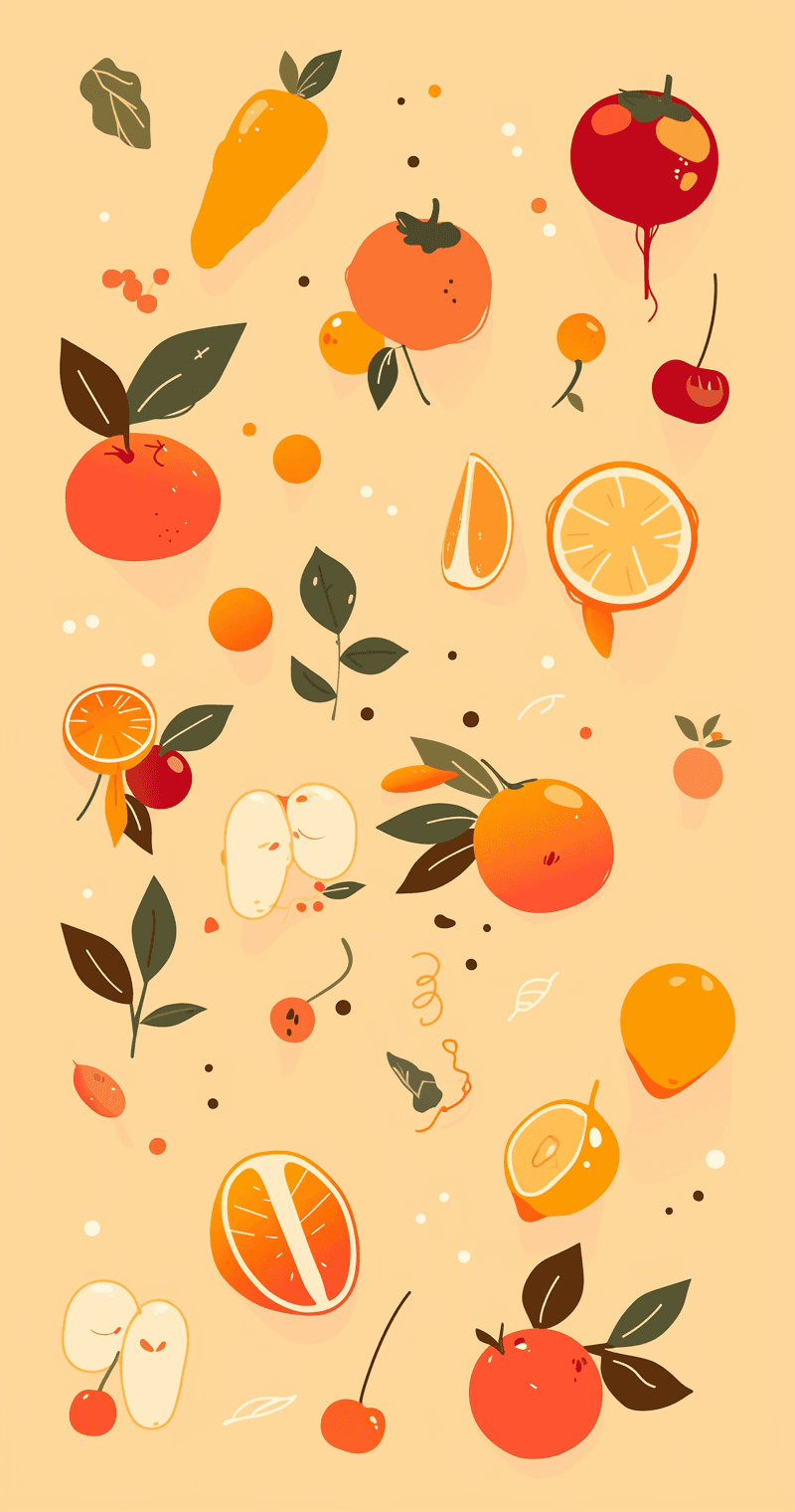 Fruit Noon original repeating artwork