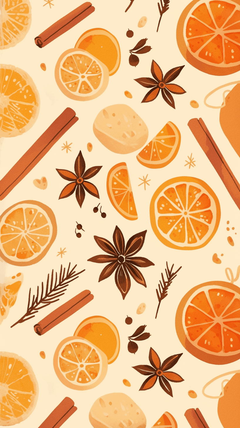 Orange Loop original repeating artwork