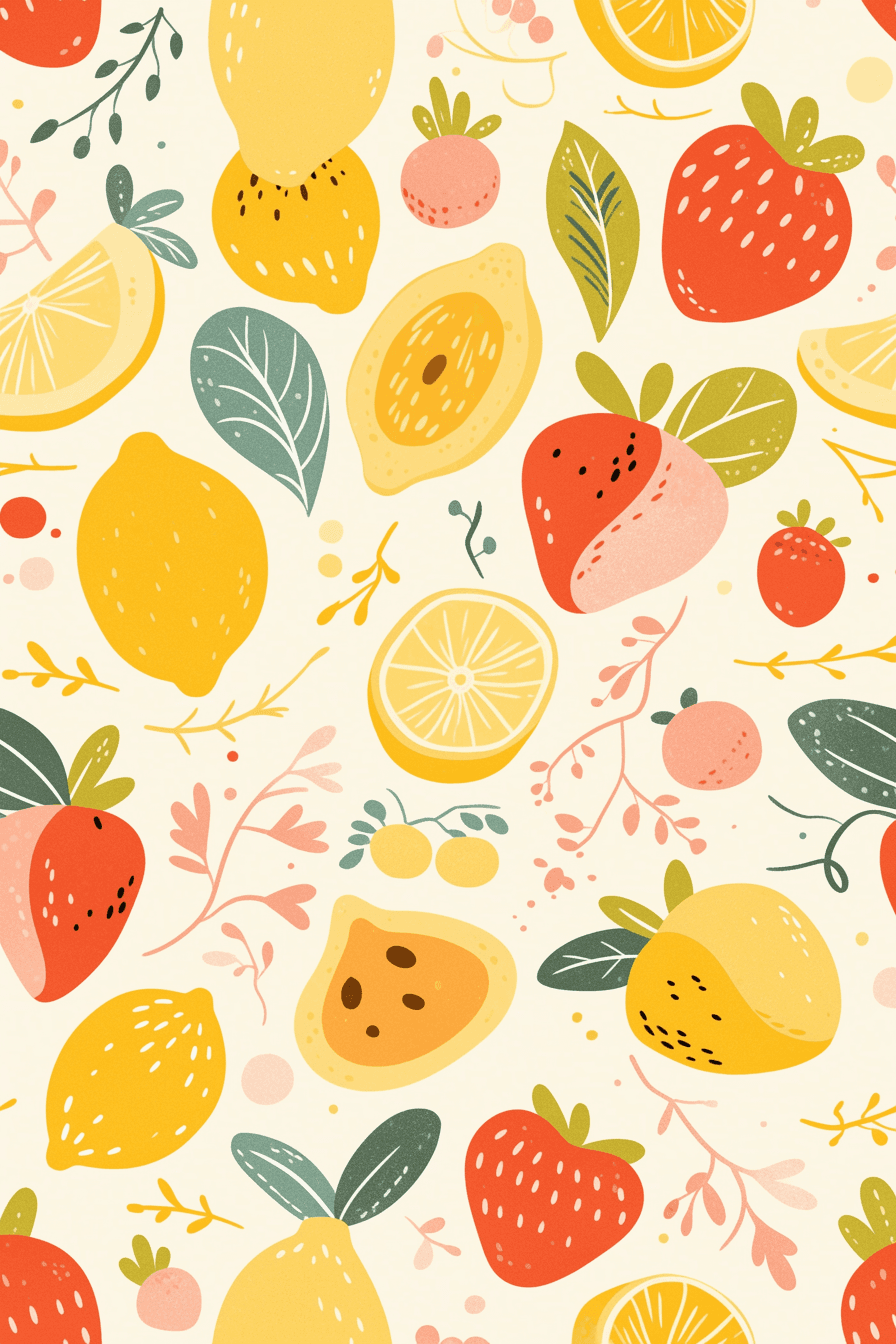 Fruit Golden original repeating artwork