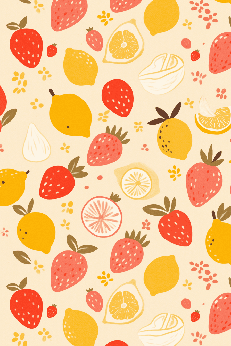 Fruit Play original repeating artwork