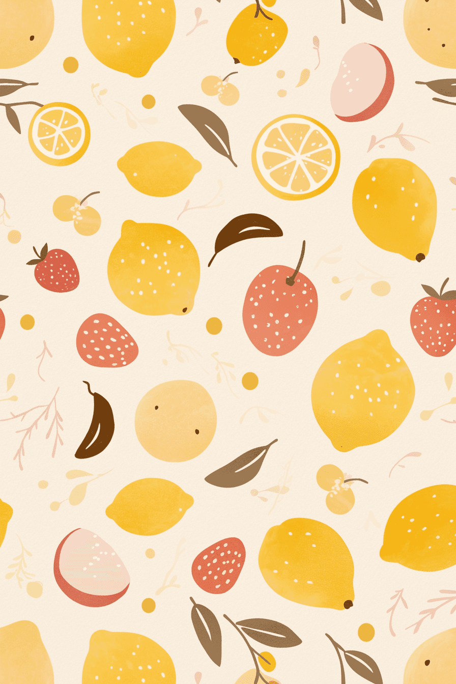 Fruit Rise original repeating artwork