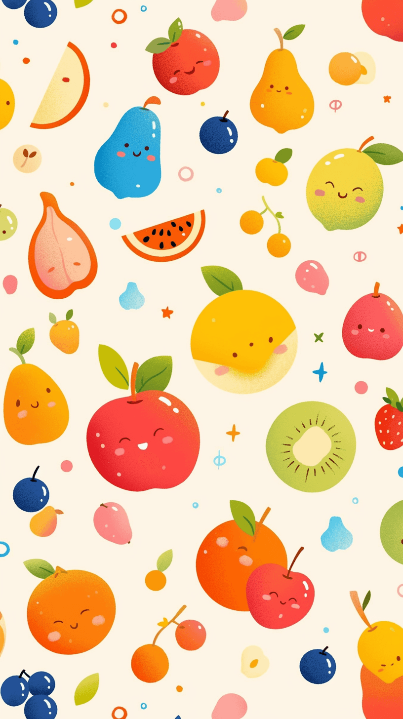 Fruit Starlight original repeating artwork
