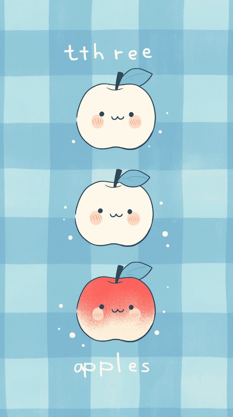 Apple Harbor original repeating artwork
